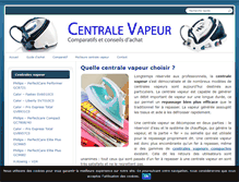 Tablet Screenshot of centralevapeur.net